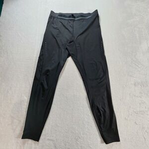 MEC Active By Nature Running‎ Tights Mens Medium Black Reflective Athletic Pants